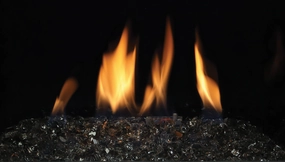 Marquis by Kingsman 1/2 inch Black Glass for Fire Pits MQG5BFireproof mat for under fire pit
