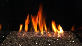 Marquis by Kingsman 1/2 inch Bronze Glass for Fire Pits MQG5CFireproof mat for under fire pit