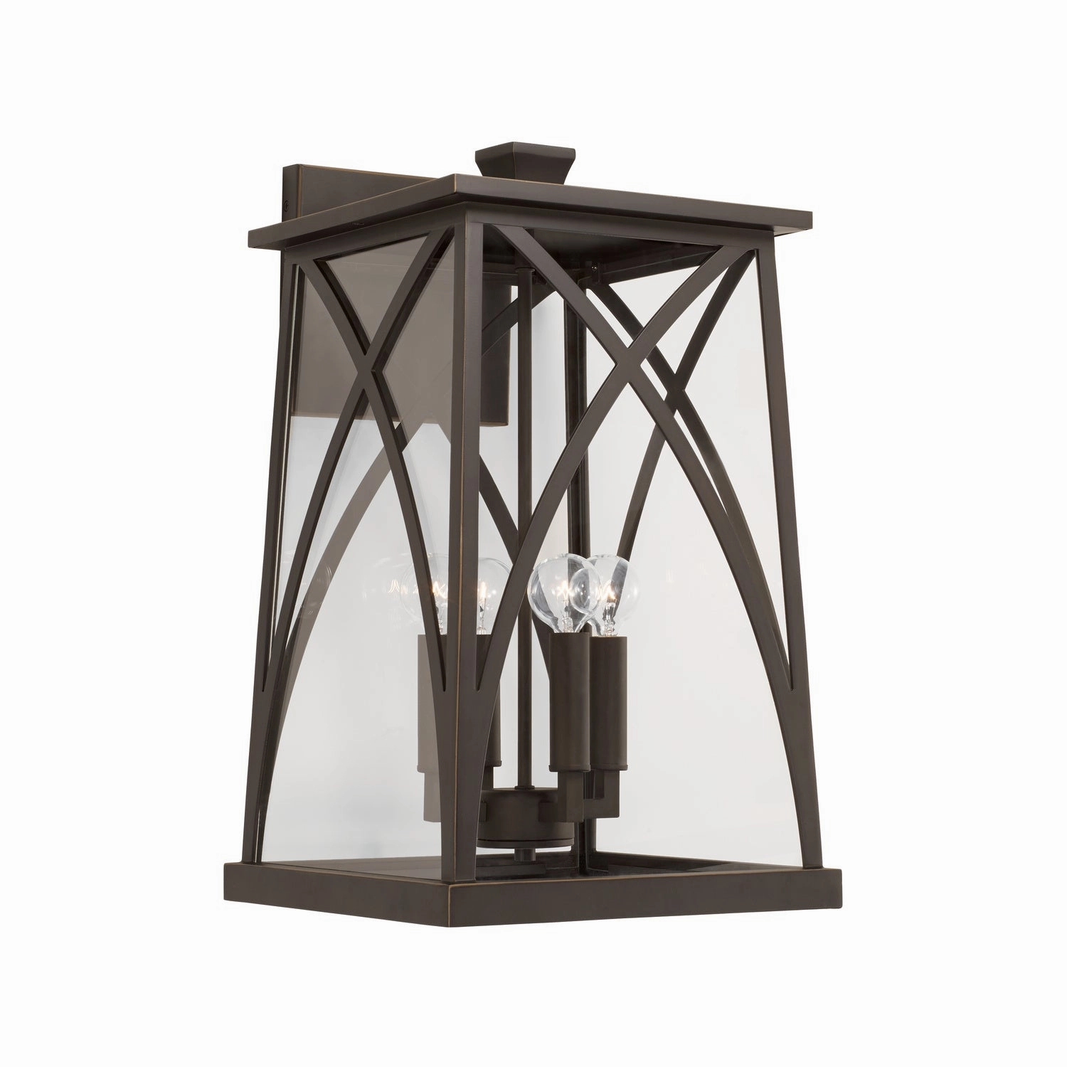 Marshall Four Light Outdoor Wall Lantern Oiled BronzeOutdoor wall sconces with motion sensor