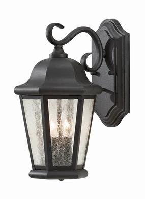 Martinsville Two Light Outdoor Wall Lantern BlackOutdoor wall sconces with motion sensor