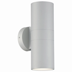 Matira Dual LED Outdoor Wall Mount SatinOutdoor wall sconces with motion sensor