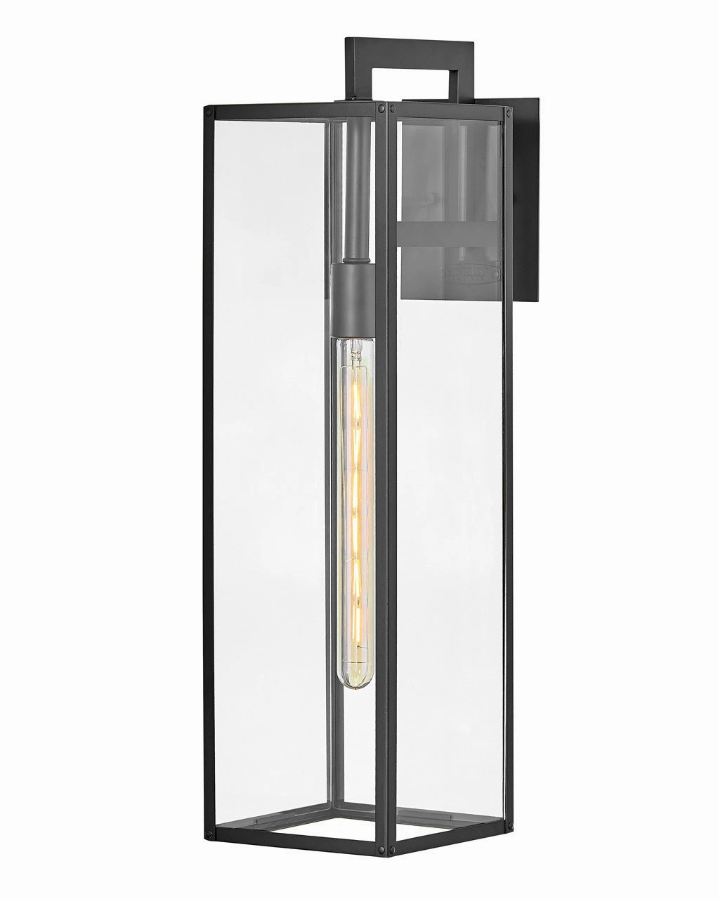 Max LED Outdoor Lantern BlackOutdoor wall sconces with motion sensor