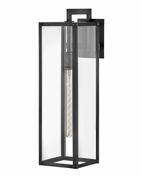 Max LED Wall Mount BlackOutdoor wall sconces with motion sensor
