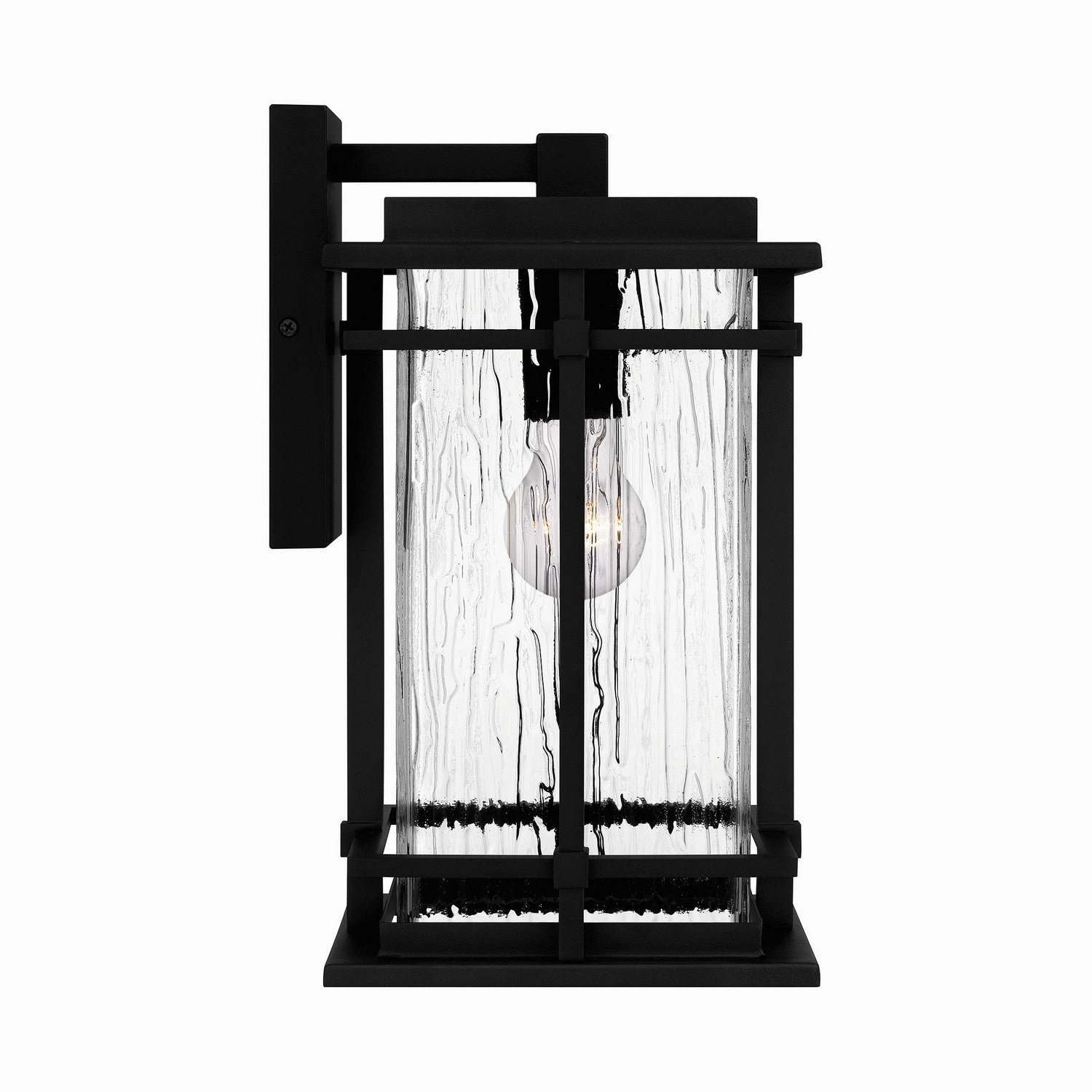 McAlister One Light Outdoor Wall Mount Earth Black