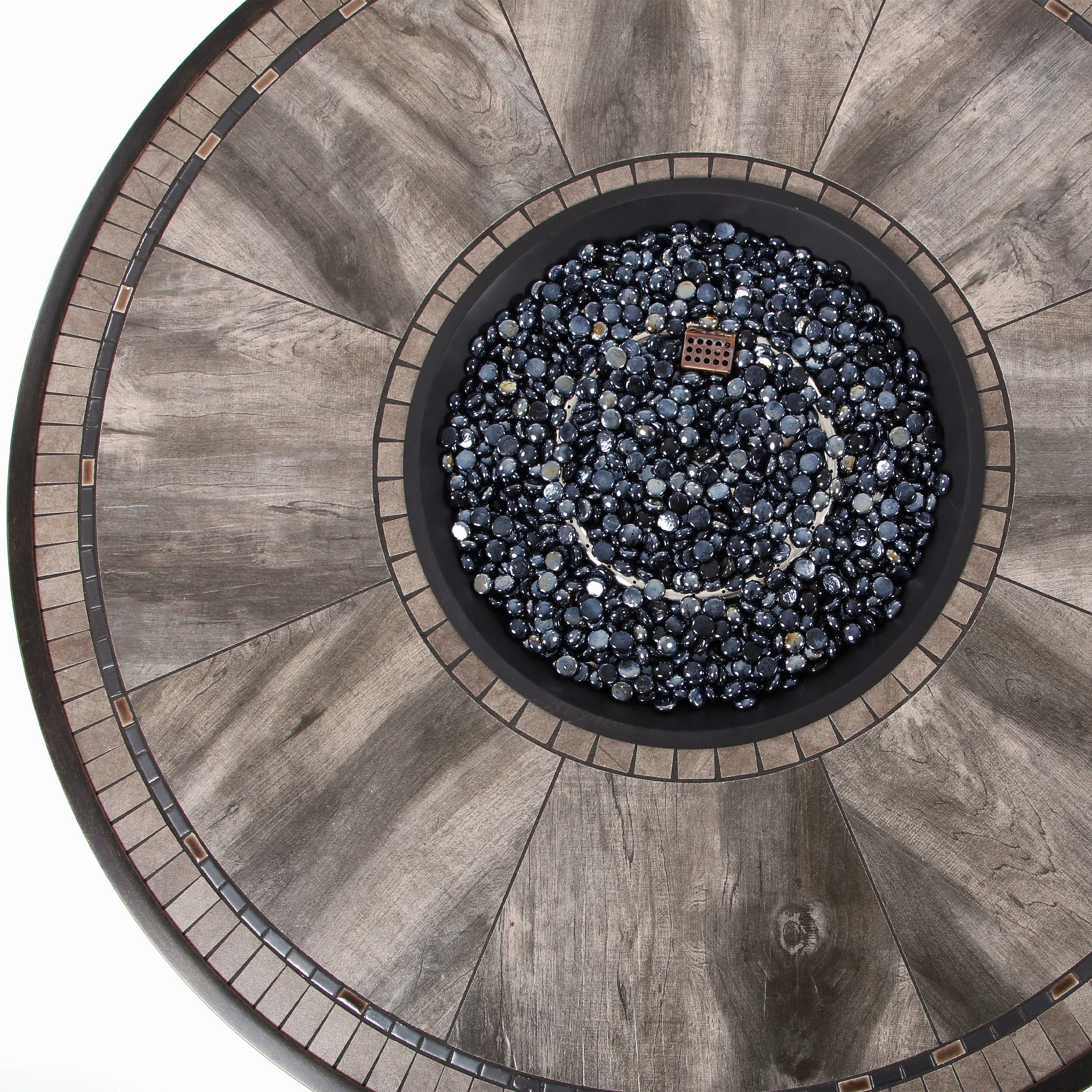 Melrose 48" Round Porcelain Top Fire Pit