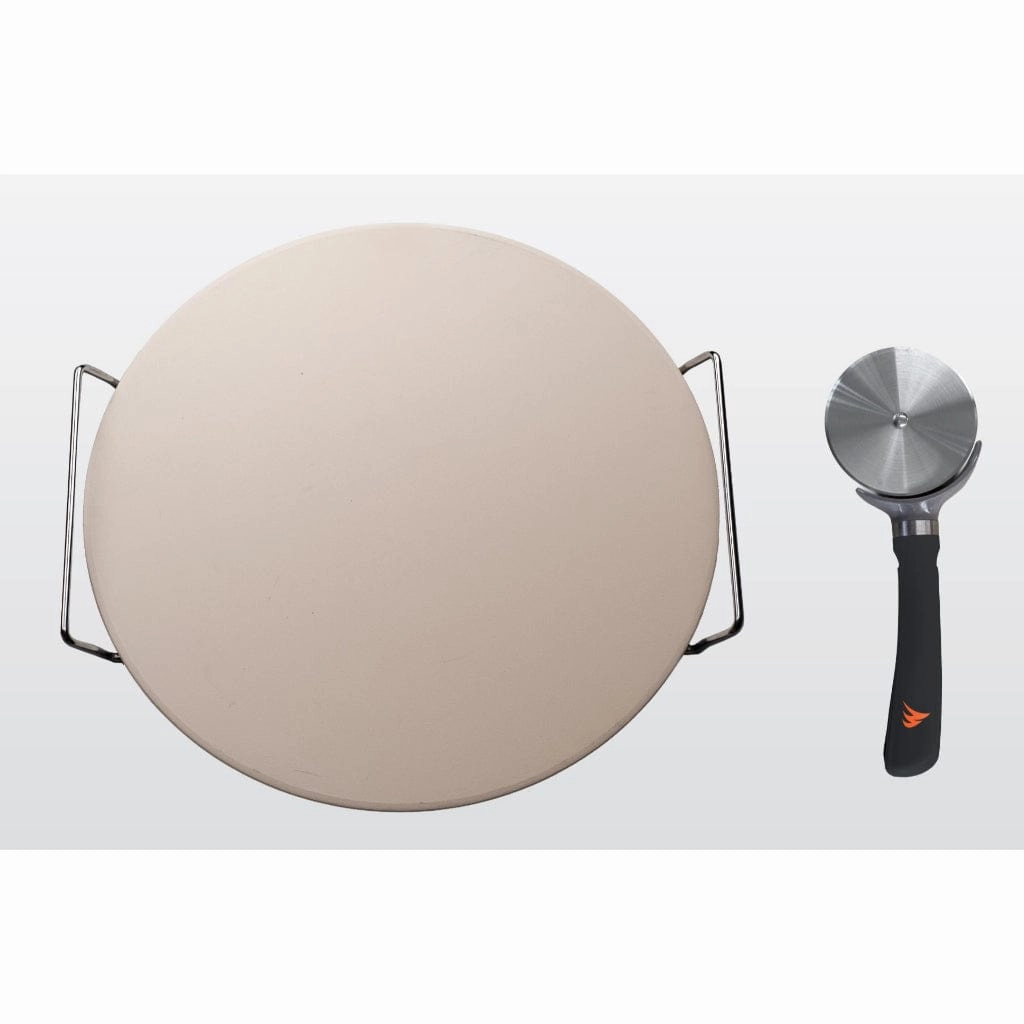Memphis Grills 13-inch Pizza Stone Set - VG4501Stainless steel BBQ tool set