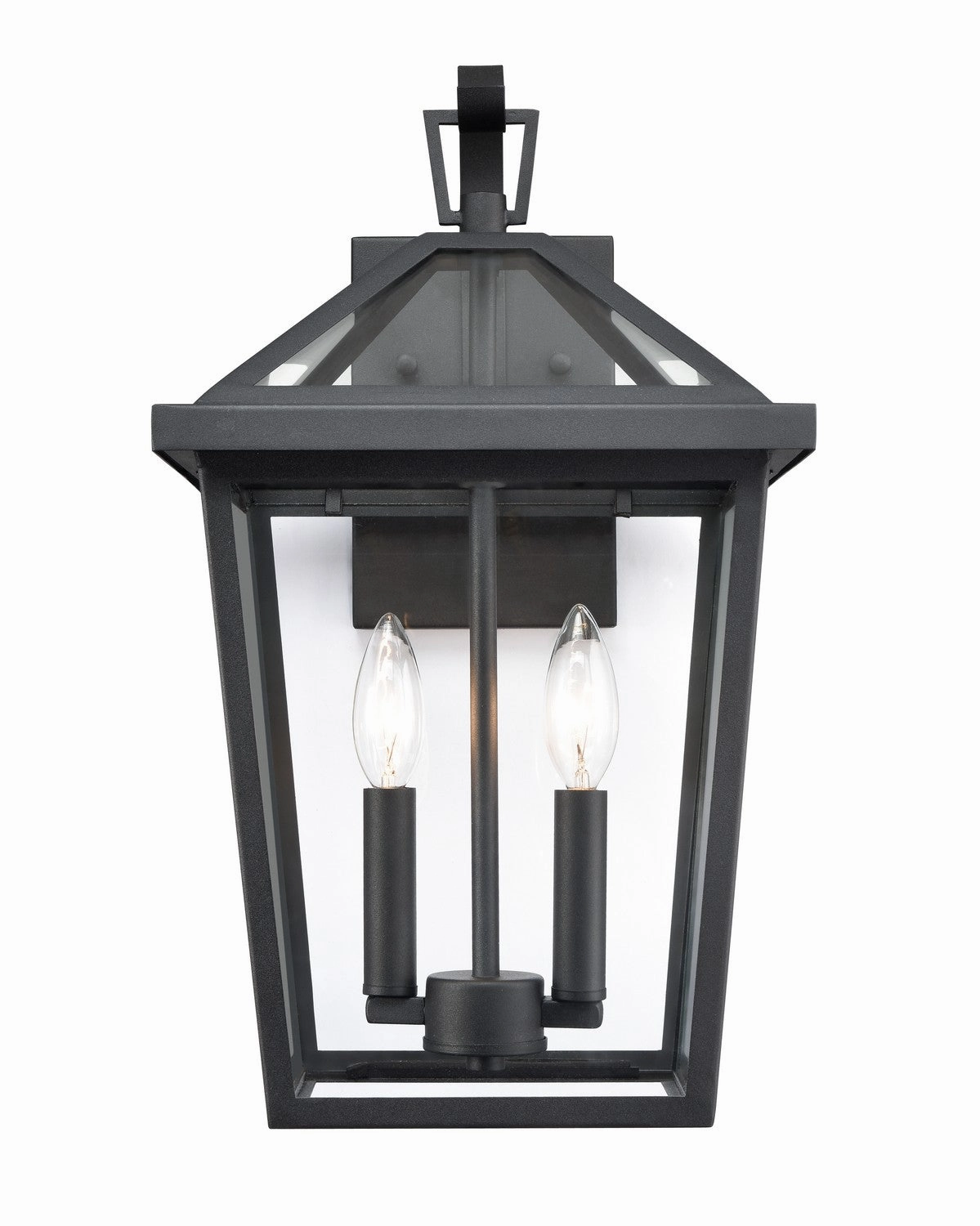 Mensun Two Light Outdoor Wall Sconce Textured BlackOutdoor wall sconces with motion sensor