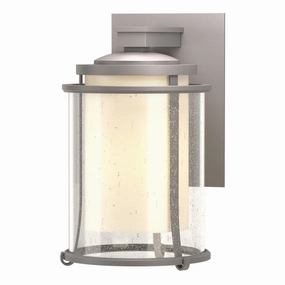 Meridian One Light Outdoor Wall Sconce Coastal Burnished SteelOutdoor wall sconces with motion sensor