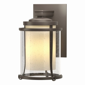 Meridian One Light Outdoor Wall Sconce Coastal Dark SmokeOutdoor wall sconces with motion sensor