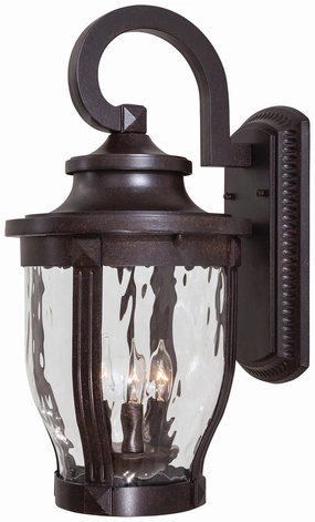 Merrimack Three Light Wall Mount Corona BronzeOutdoor wall sconces with motion sensor