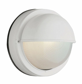 Mesa II One Light Bulkhead WHITEOutdoor wall sconces with motion sensor
