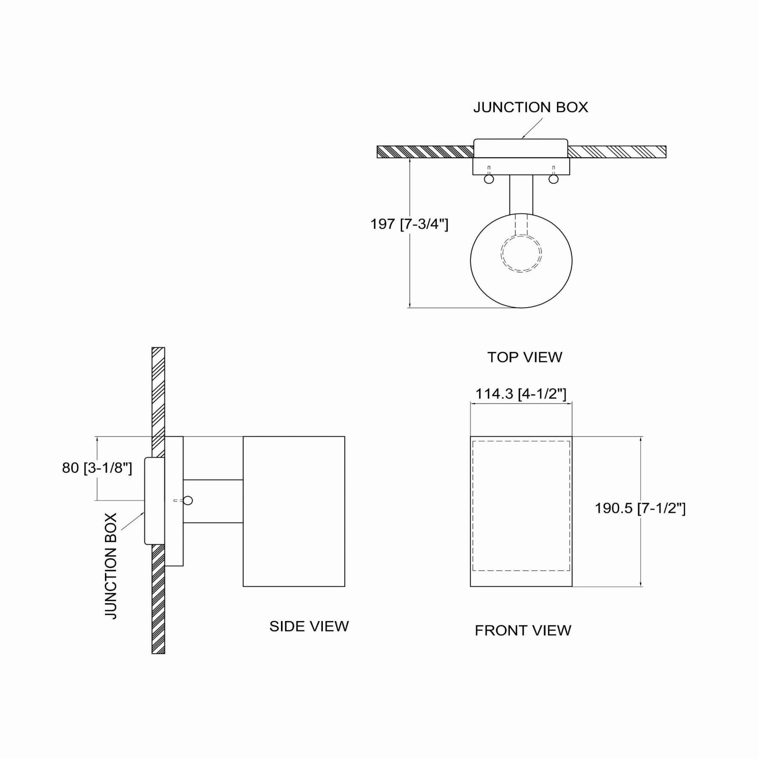 Metro 1-Light Exterior Wall Light