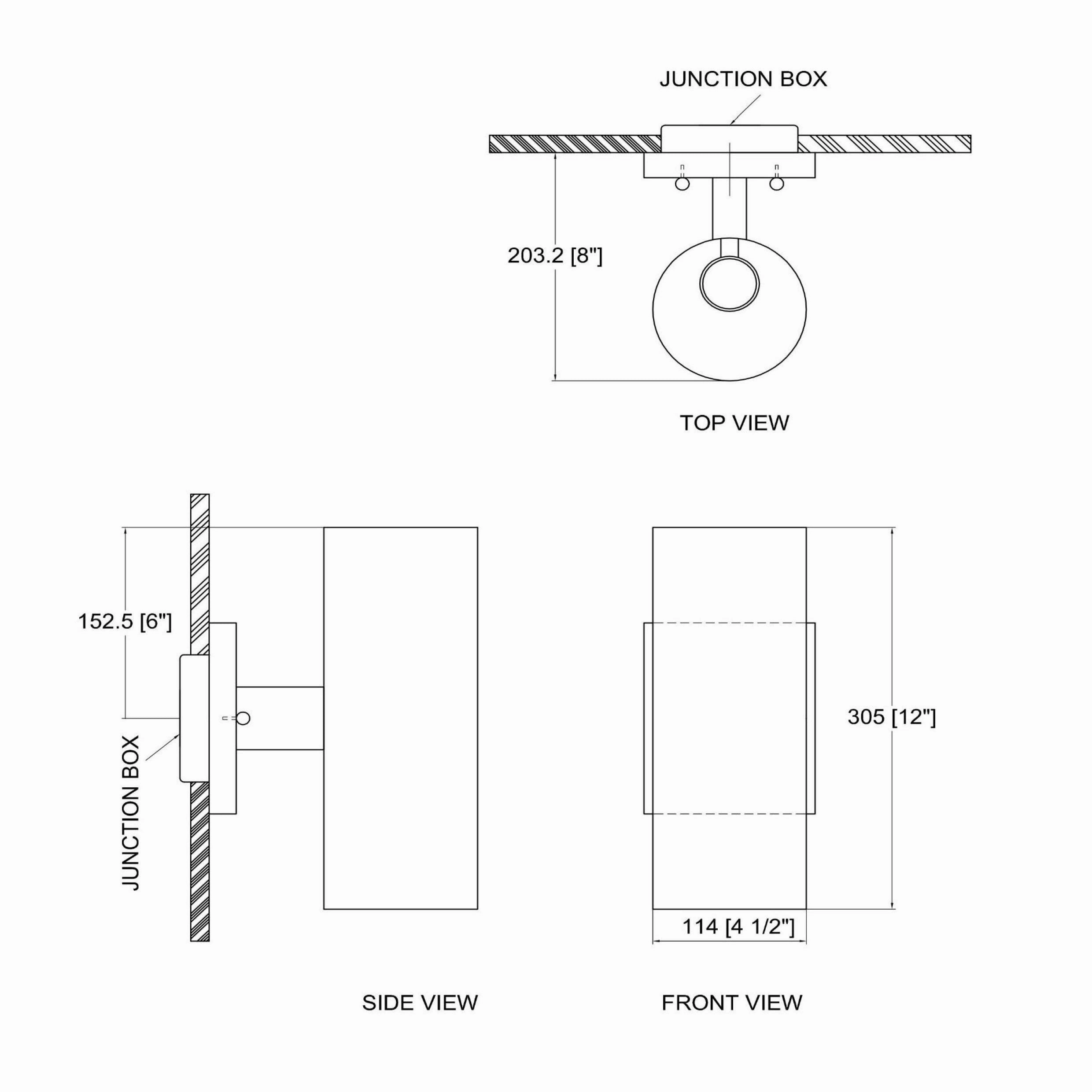 Metro 2-Light 12" Exterior Wall Light