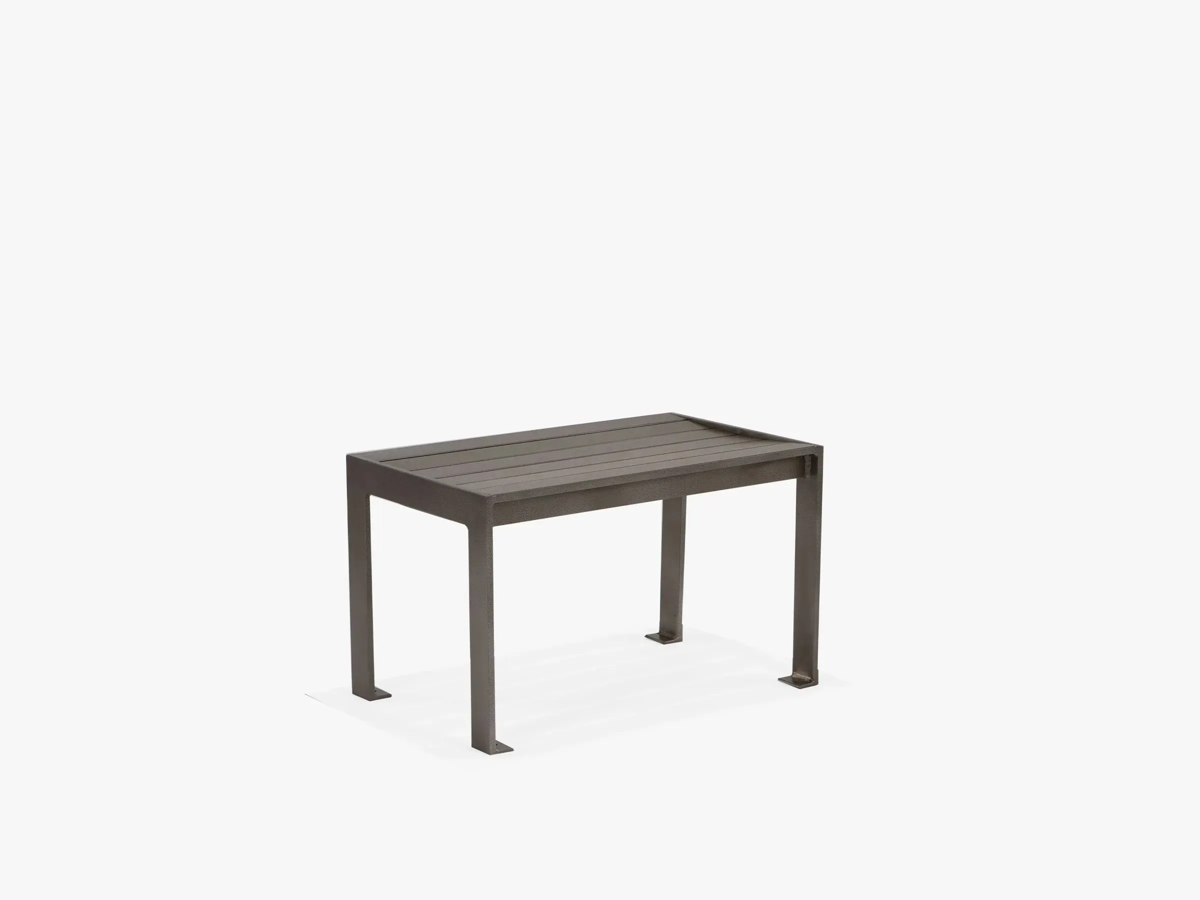 Meza 18" x 30" End Bench (Surface Mount)outdoor chair for garden and patio