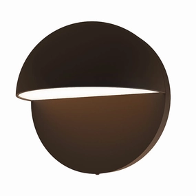 Mezza Cupola LED Wall Sconce Textured BronzeOutdoor wall sconces with motion sensor
