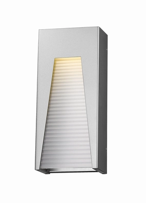 Millenial LED Outdoor Wall Mount SilverOutdoor wall sconces with motion sensor