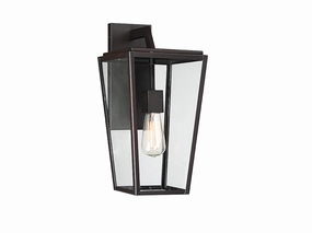 Milton One Light Wall Mount English BronzeOutdoor wall sconces with motion sensor
