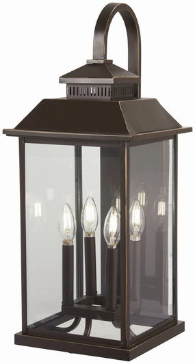 Miner'S Loft Four Light Outdoor Wall Mount Oil Rubbed Bronze W/ Gold HighOutdoor wall sconces with motion sensor