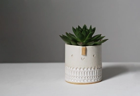 Mini Oatmeal PotDurable outdoor patio accessories