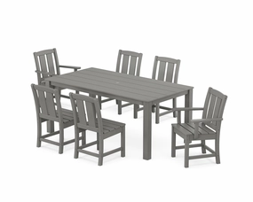 Mission 7-Piece Parsons Dining Setoutdoor patio furniture set