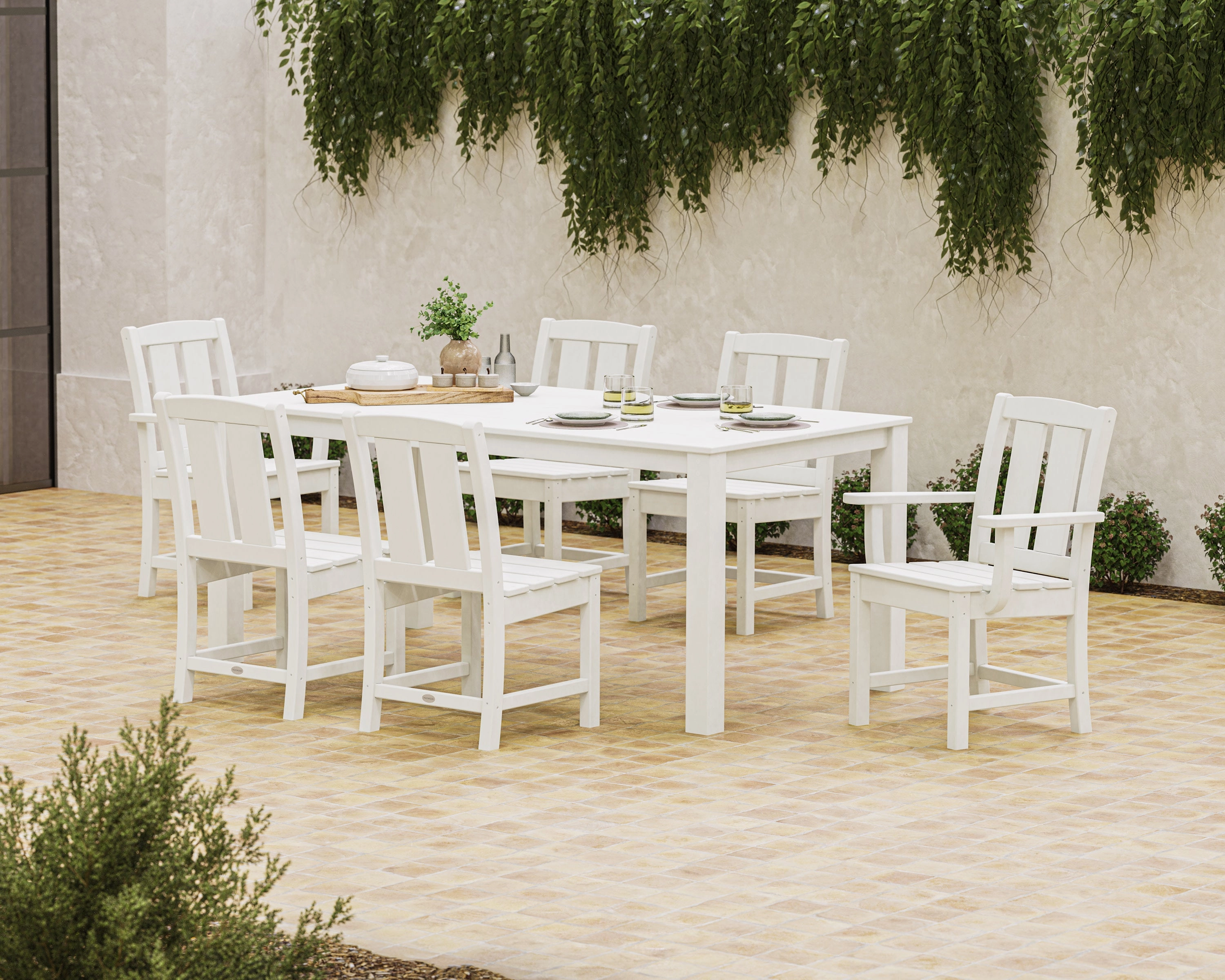 Mission 7-Piece Parsons Dining Set