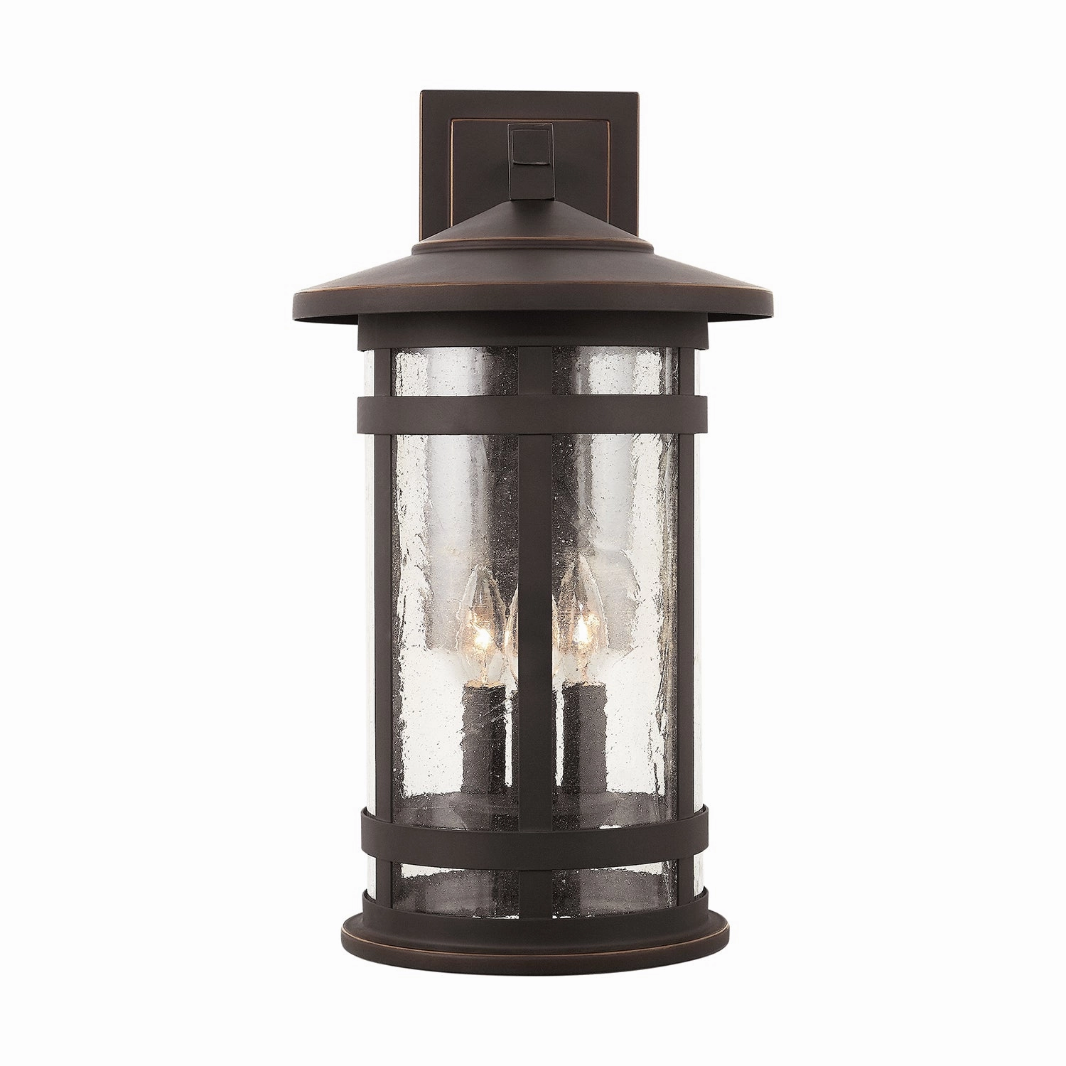 Mission Hills Three Light Outdoor Wall Lantern Oiled BronzeOutdoor wall sconces with motion sensor