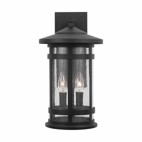Mission Hills Two Light Outdoor Wall Lantern BlackOutdoor wall sconces with motion sensor