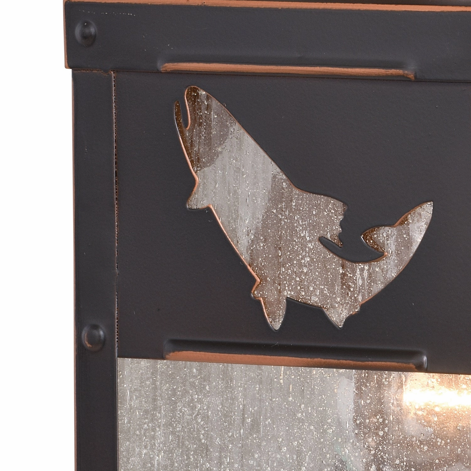 Missoula One Light Outdoor Wall Mount Burnished Bronze