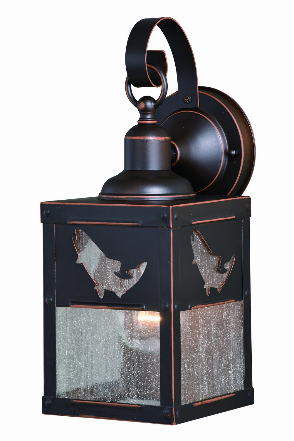 Missoula One Light Outdoor Wall Mount Burnished BronzeOutdoor wall sconces with motion sensor