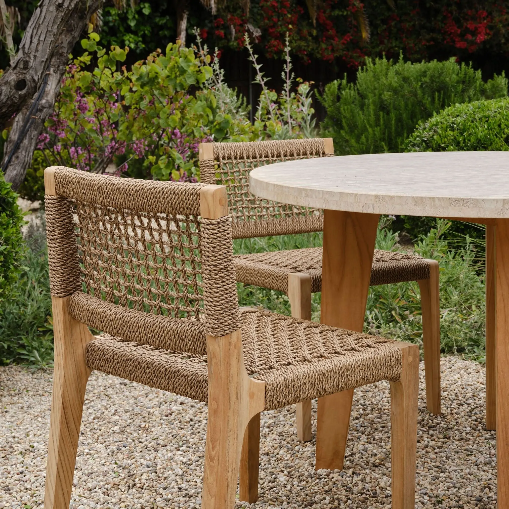 Mlb Teak Armless Dining Chair
