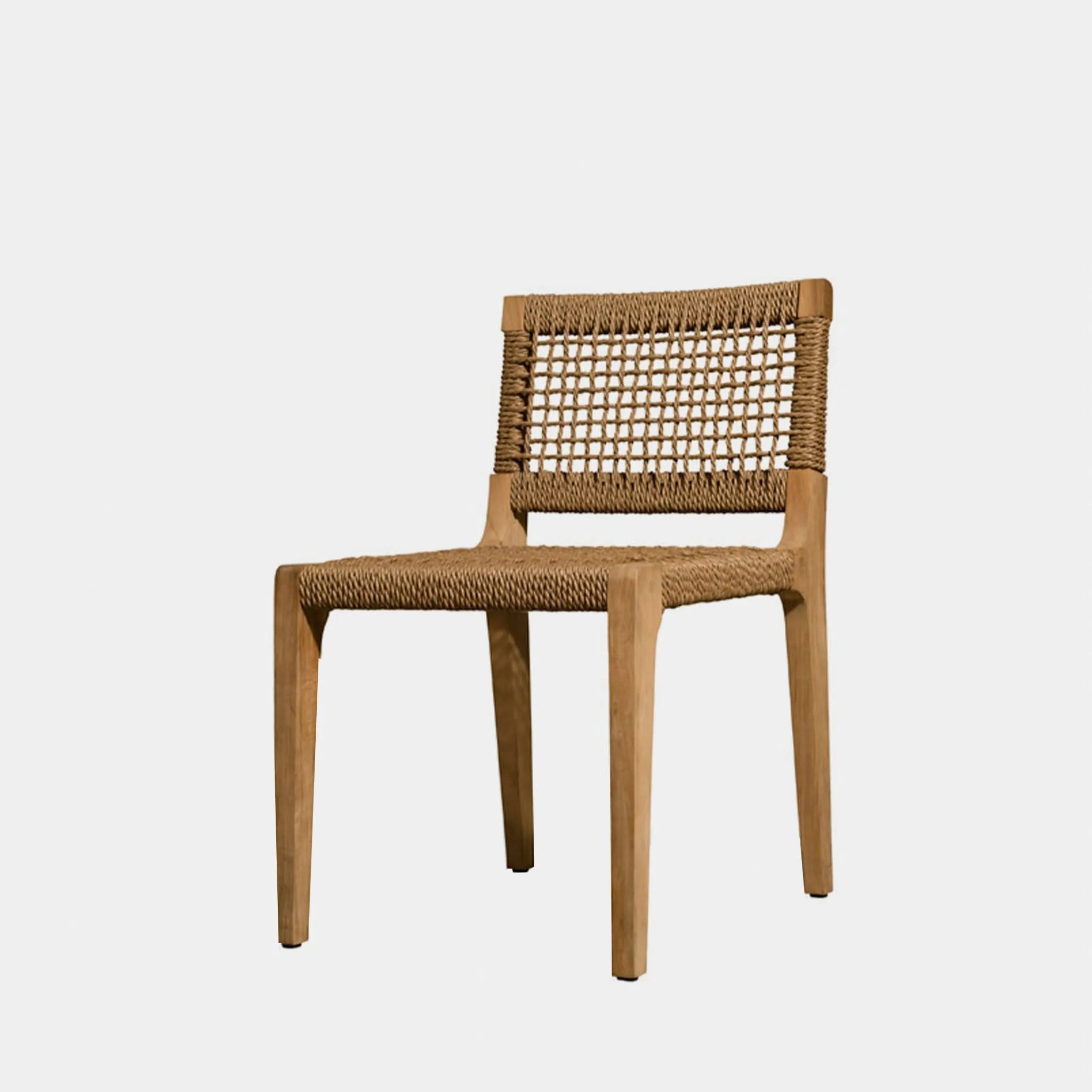 Mlb Teak Armless Dining Chair