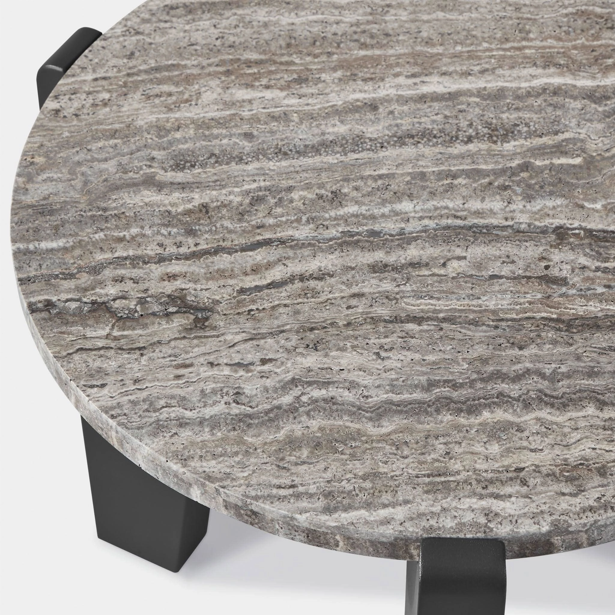 MLB Aluminum Round Side Table