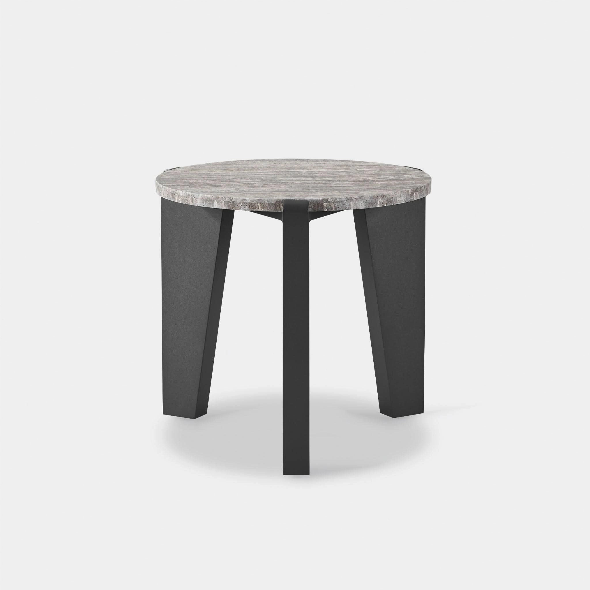 MLB Aluminum Round Side Table