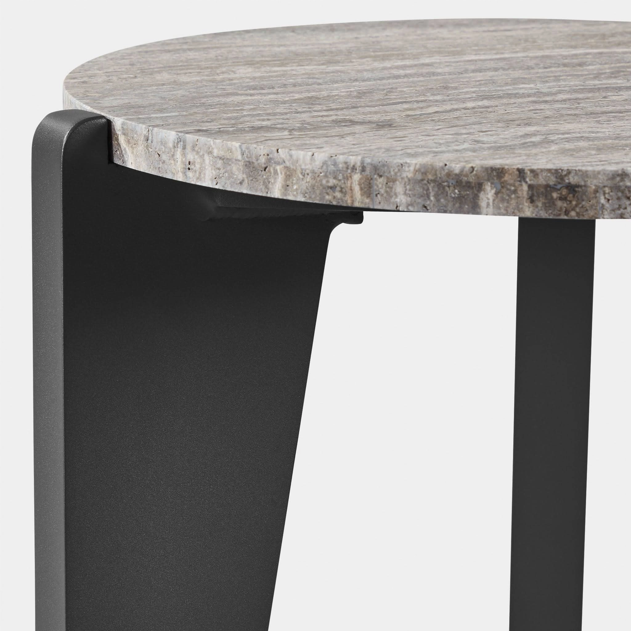 MLB Aluminum Round Side Table