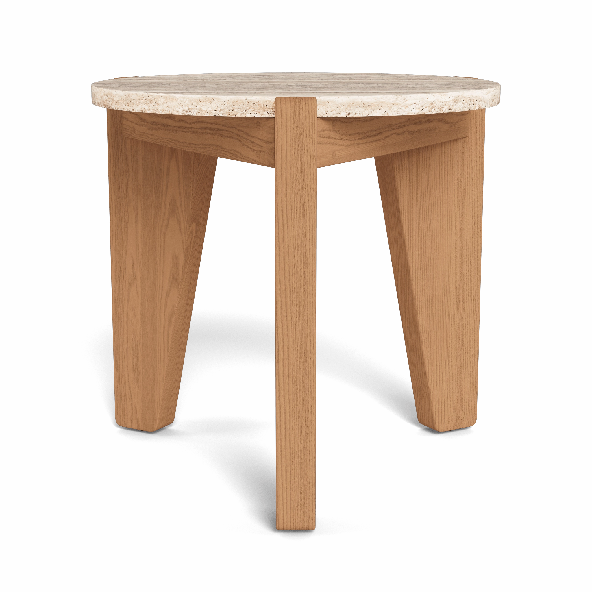 Mlb Teak Round Side Table