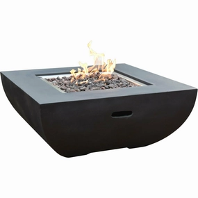 Modeno - Aurora Concrete Square Fire Pit Table OFG114portable outdoor fire pit with lid