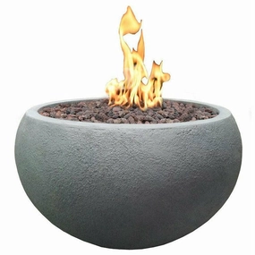 Modeno - Newbridge Concrete Fire Pit Bowl OFG138portable outdoor fire pit with lid