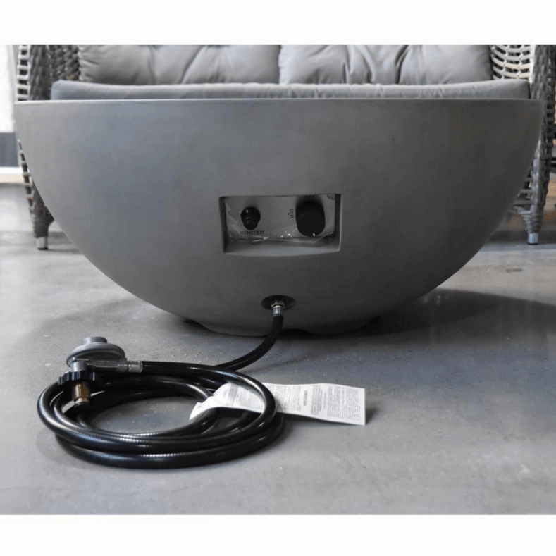Modeno - Roca Round Concrete Fire Pit Table OFG107