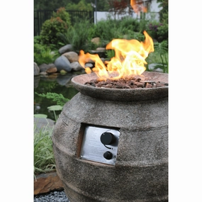 Modeno Pompeii Fire Pit OFG609-LPportable outdoor fire pit with lid