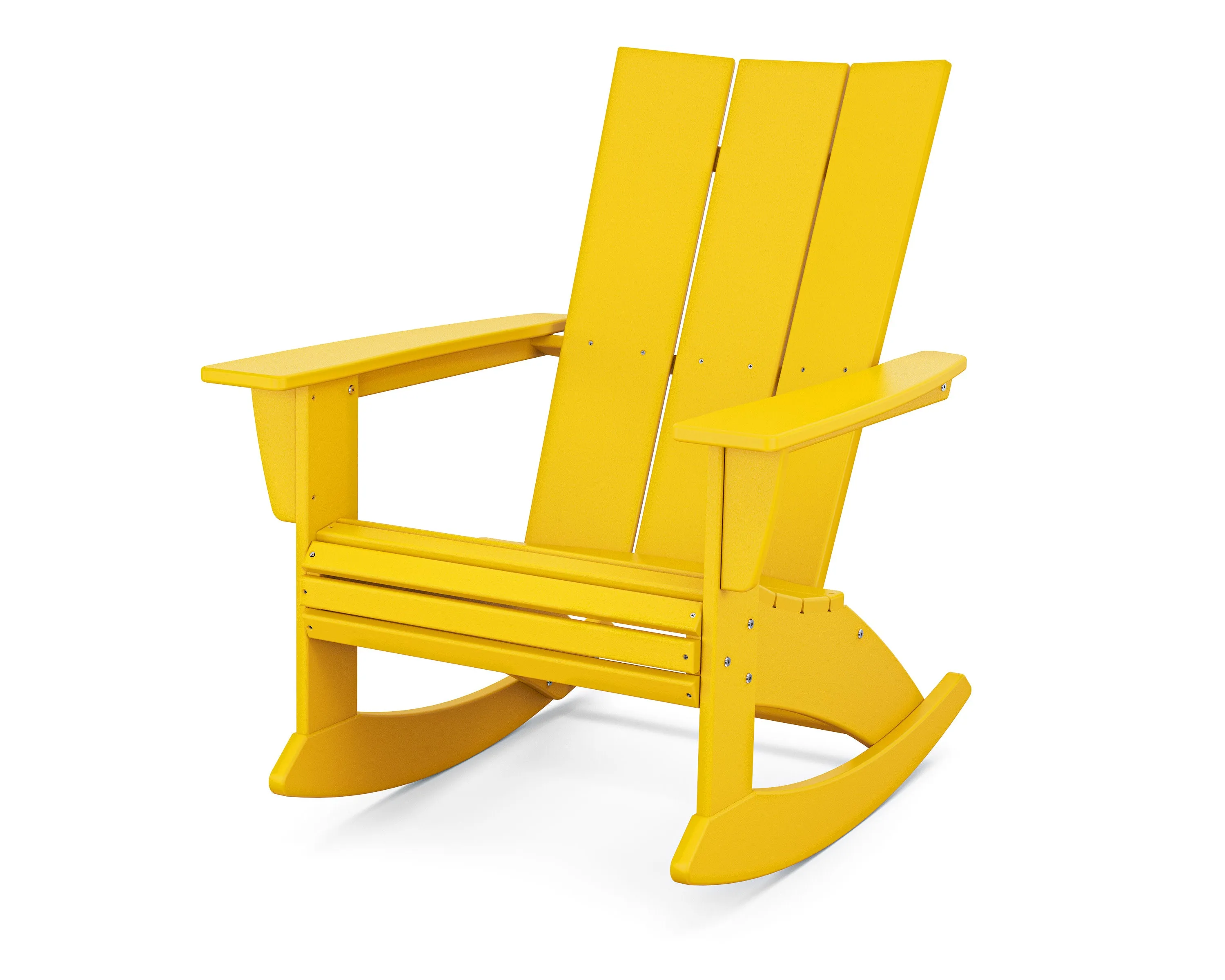 Modern Curveback Adirondack Rocking Chair