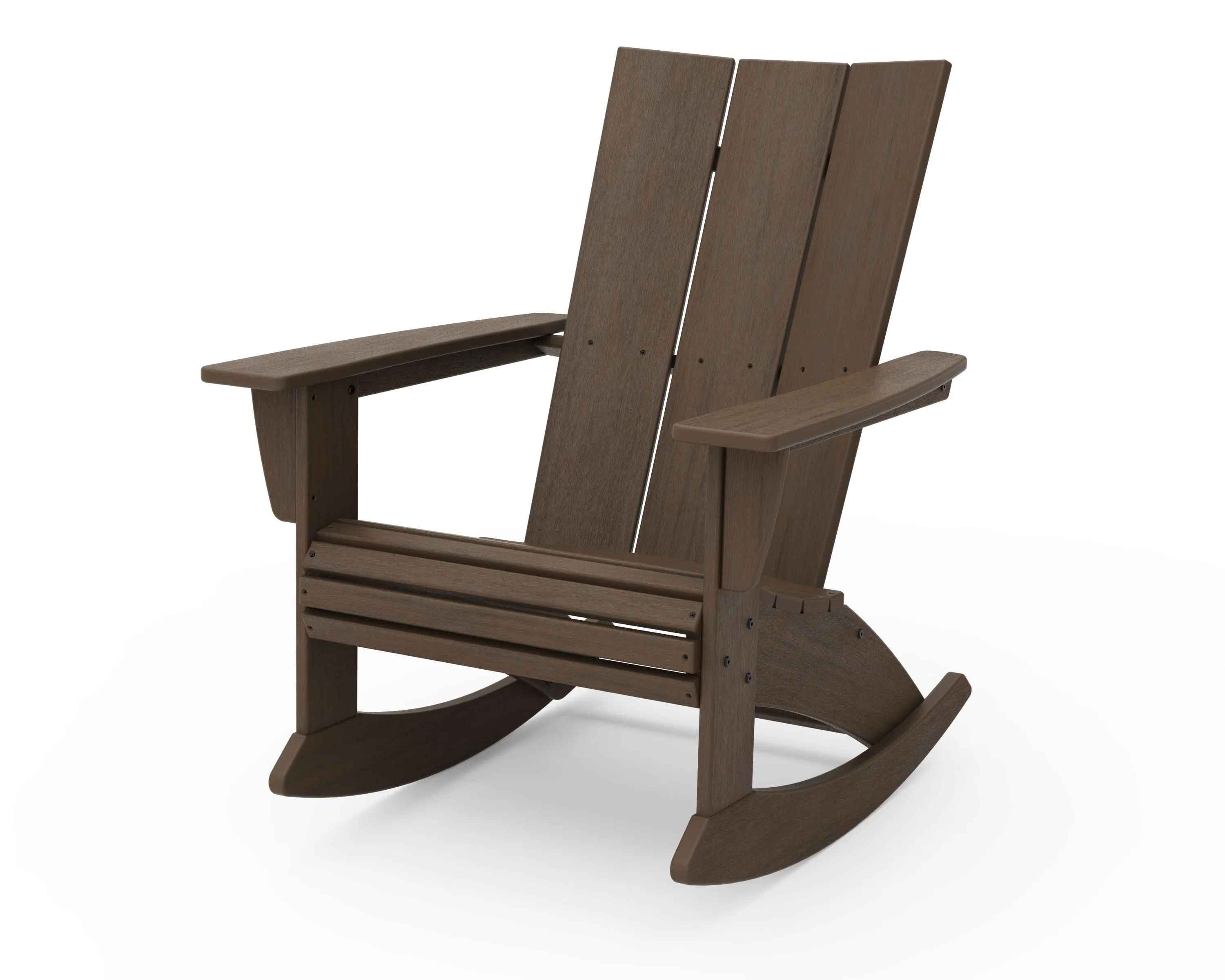 Modern Curveback Adirondack Rocking Chair