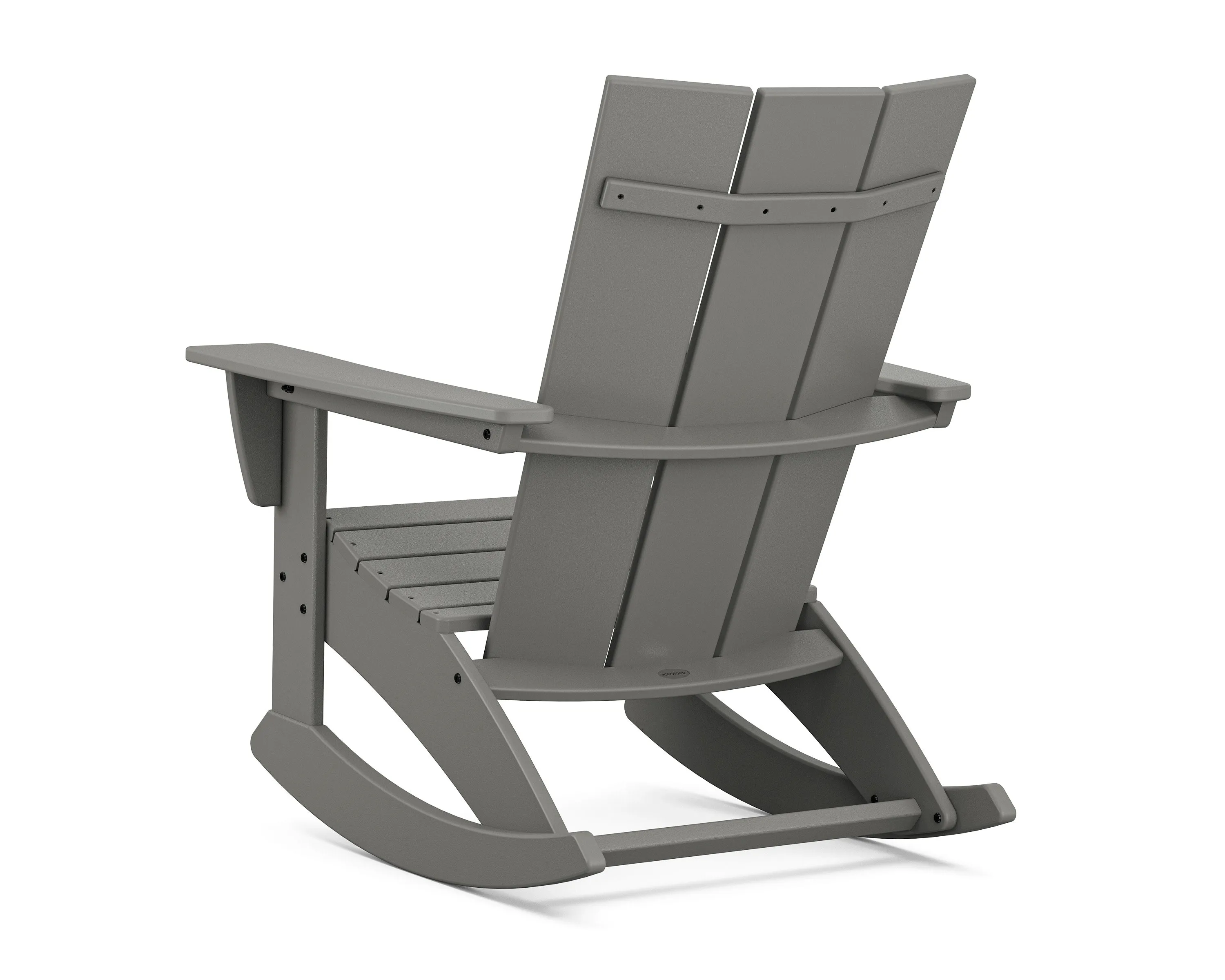 Modern Curveback Adirondack Rocking Chair