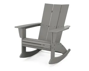 Modern Curveback Adirondack Rocking Chairoutdoor patio dining furniture set