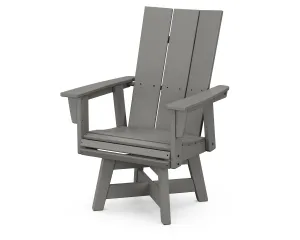 Modern Curveback Adirondack Swivel Dining Chairoutdoor patio dining furniture set