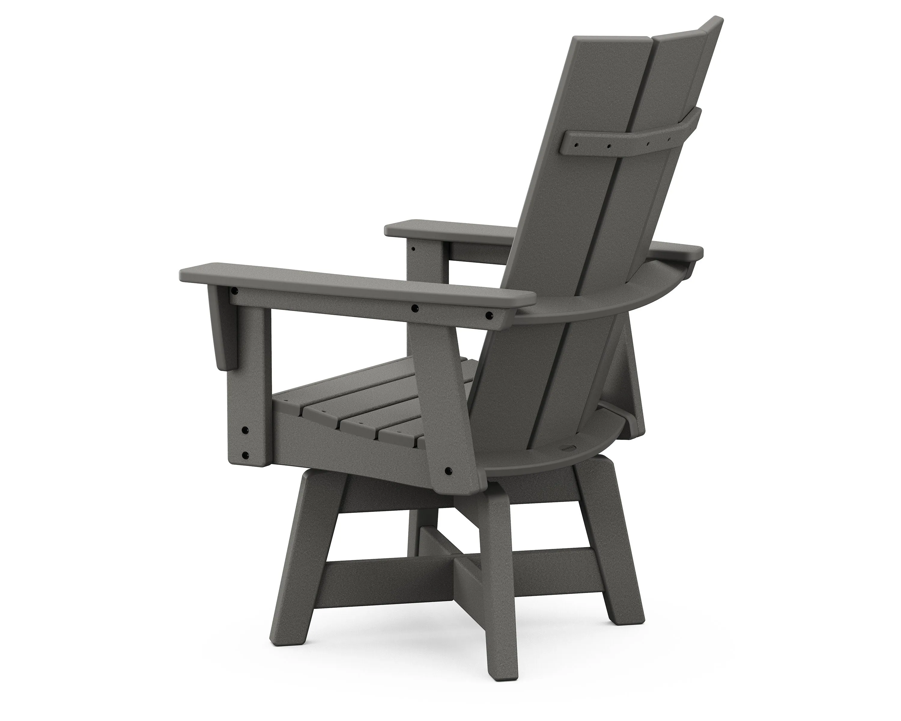 Modern Curveback Adirondack Swivel Dining Chair