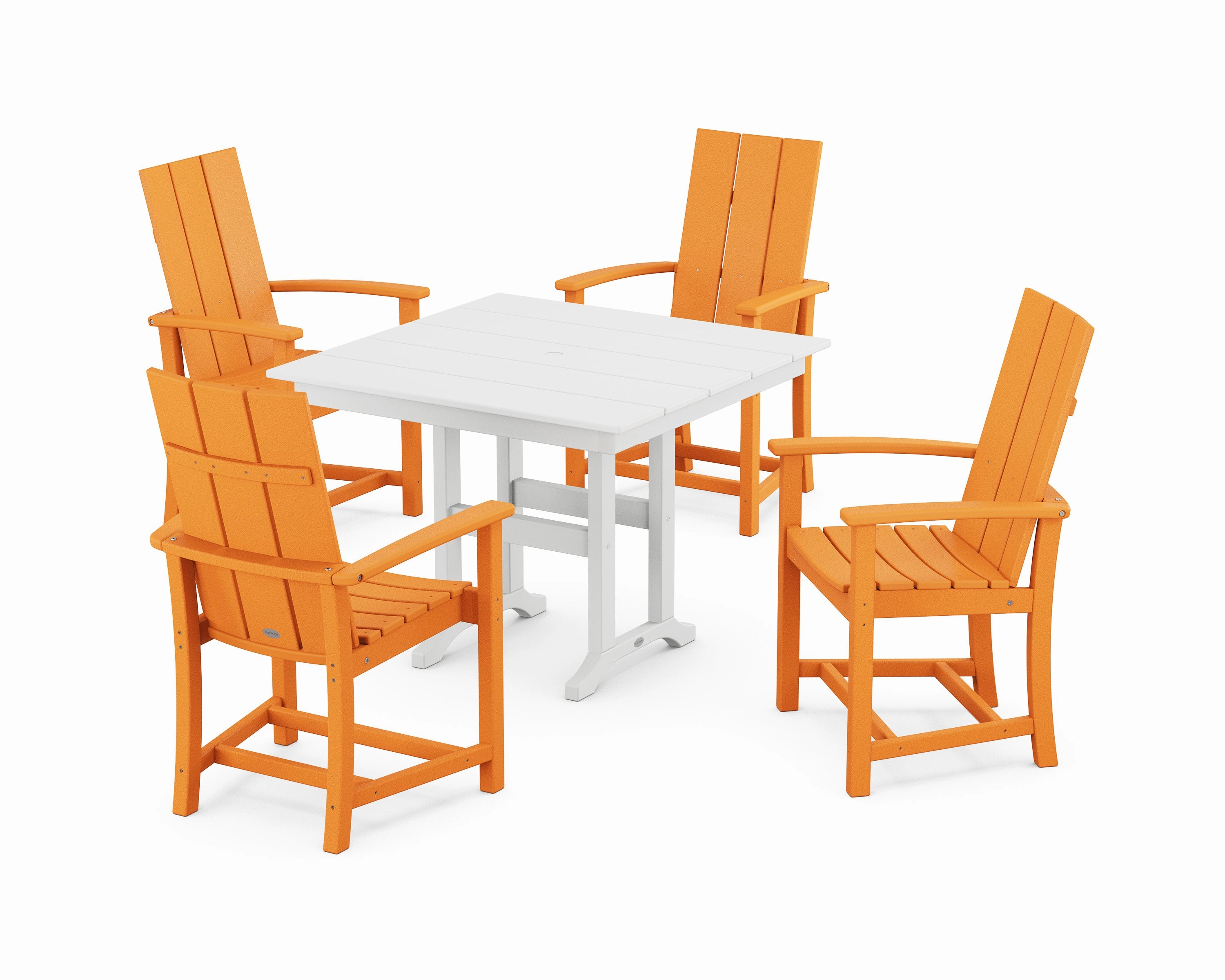 Modern Adirondack 5-Piece Farmhouse Dining Set