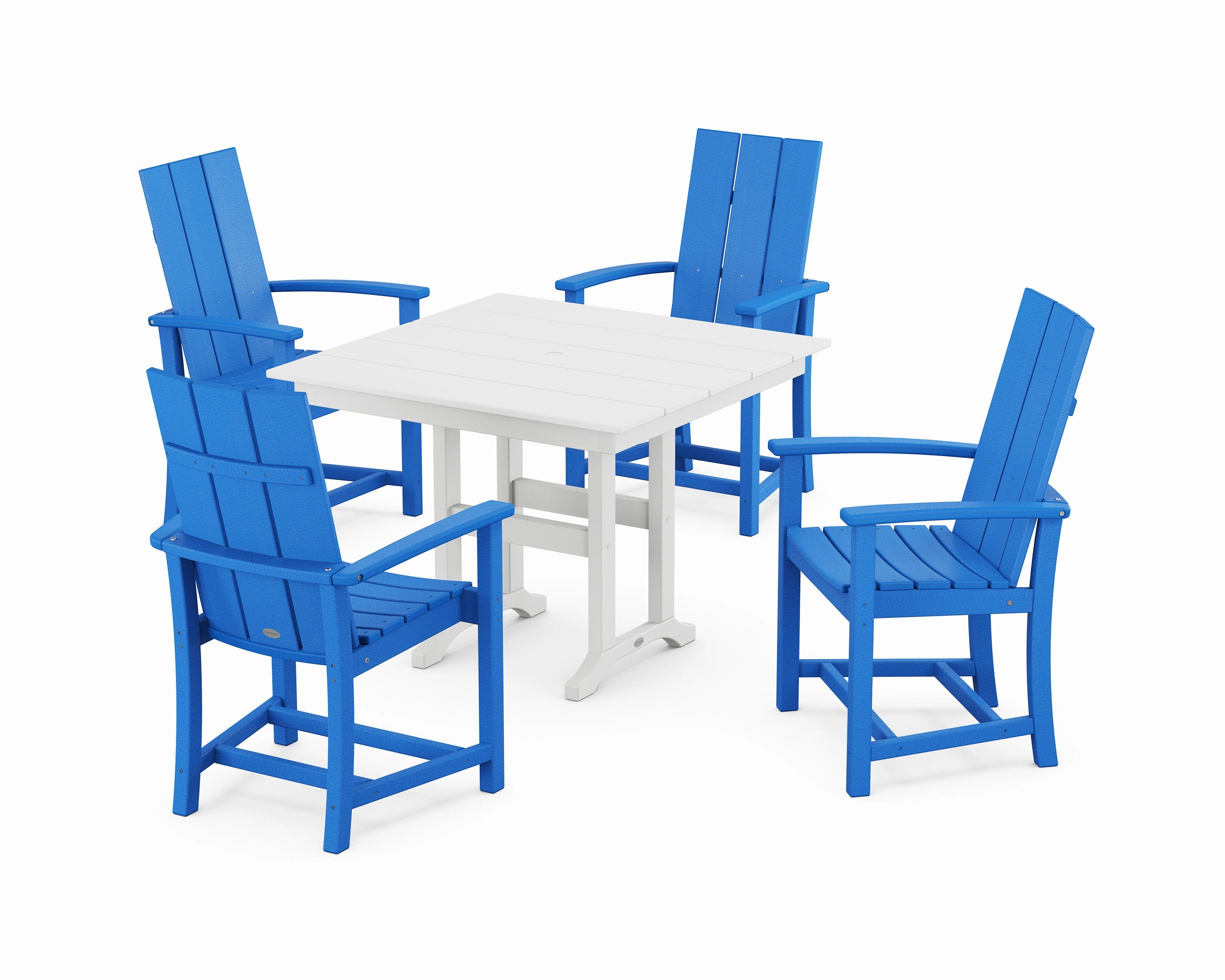 Modern Adirondack 5-Piece Farmhouse Dining Set