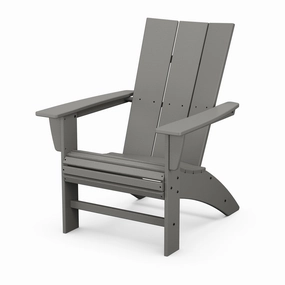 Modern Curveback Adirondack ChairHDPE eco-friendly polywood furniture set