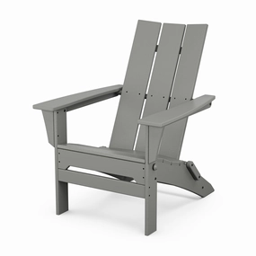 Modern Folding AdirondackHDPE eco-friendly polywood furniture set