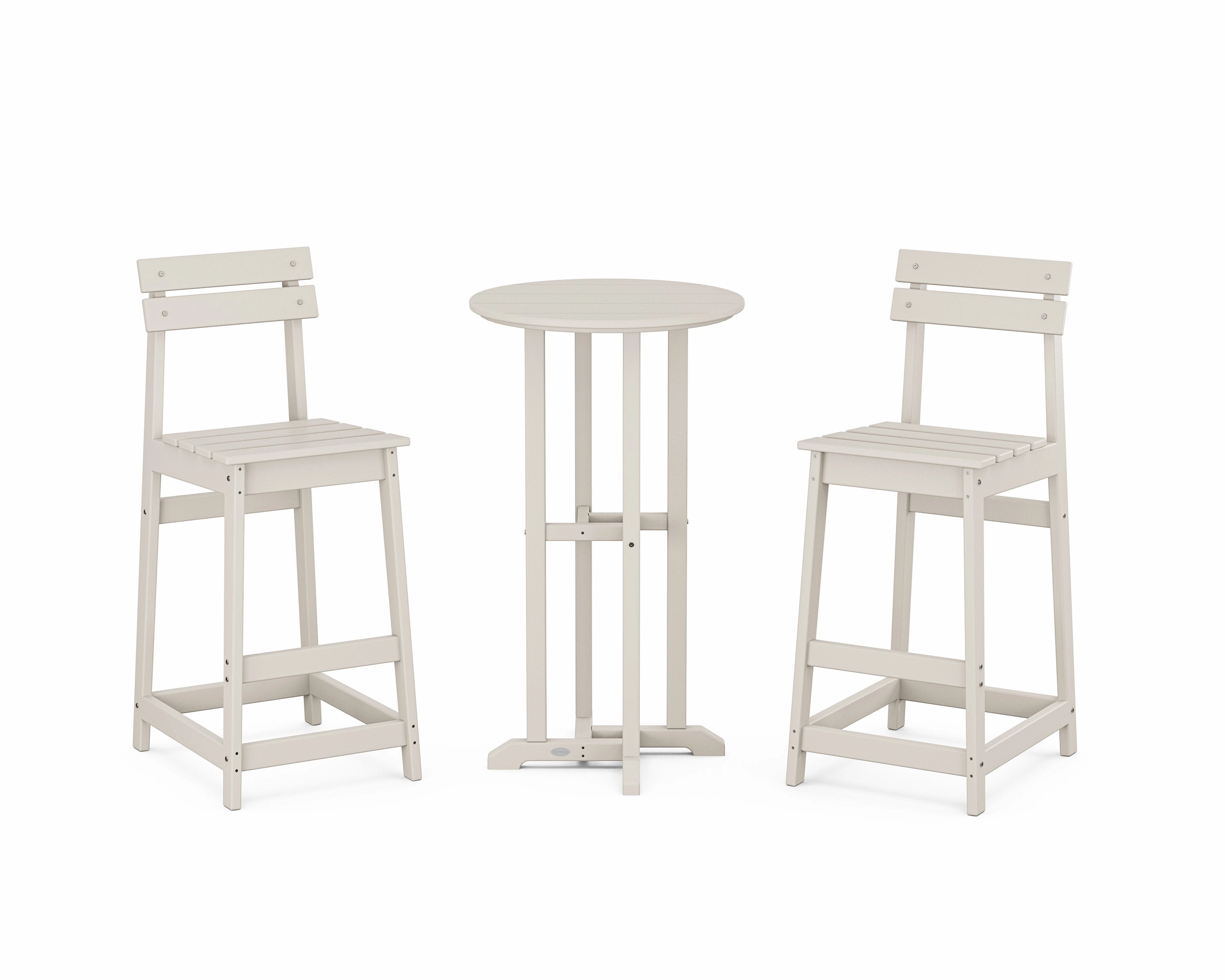 Modern Studio Plaza Bar Chair 3-Piece Bistro Set
